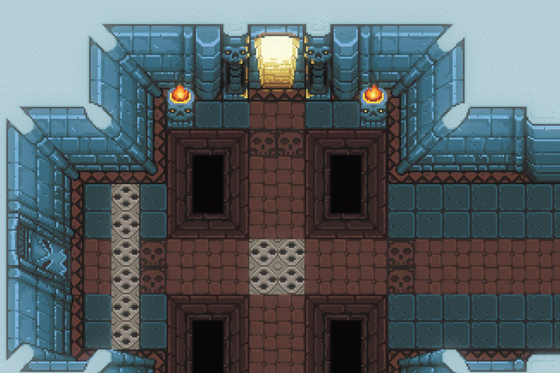 2D Pixel Dungeon Level Chip Set 02