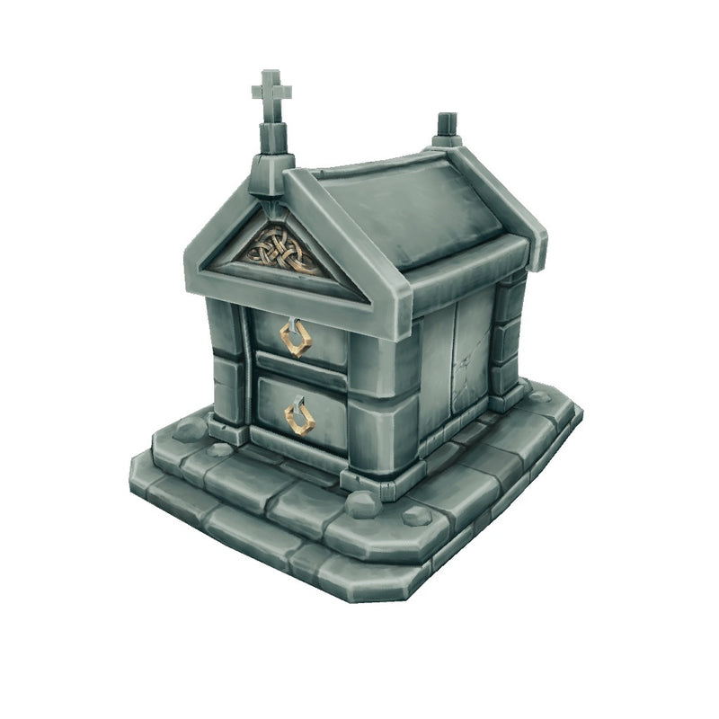 Buildings - Cemetery Starter Set - Low Poly 3D Model