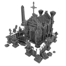 Buildings - Cemetery Starter Set - Low Poly 3D Model