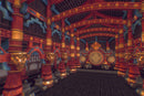Dojo Interior Kit - Low Poly