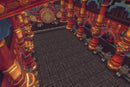 Dojo Interior Kit - Low Poly