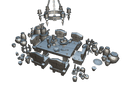 Dungeon Entourage Set - Low Poly