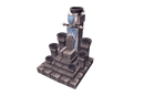 RTS Human Buildings - Low Poly Hand Painted