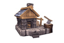 RTS Human Buildings - Low Poly Hand Painted