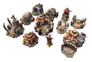 RTS Orc Buildings - Low Poly Hand Painted