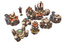 RTS Orc Buildings - Low Poly Hand Painted