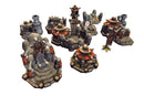 RTS Orc Buildings - Low Poly Hand Painted