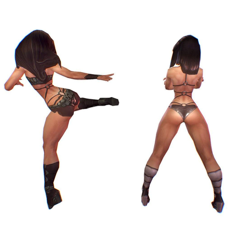 Character - Aleysha Low Poly Female Heroine