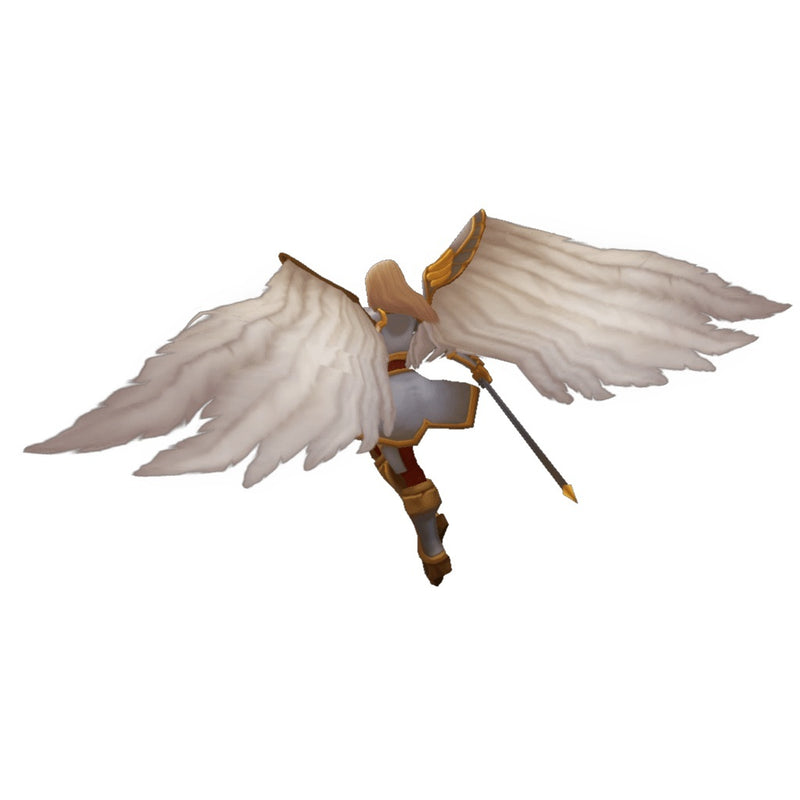Character - Angelic Warrior Female - Low Poly 3D Model