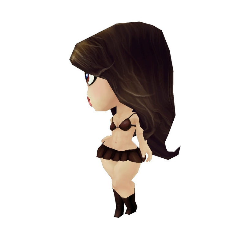 Character - Chibi Girl Base - Low Poly 3D Model