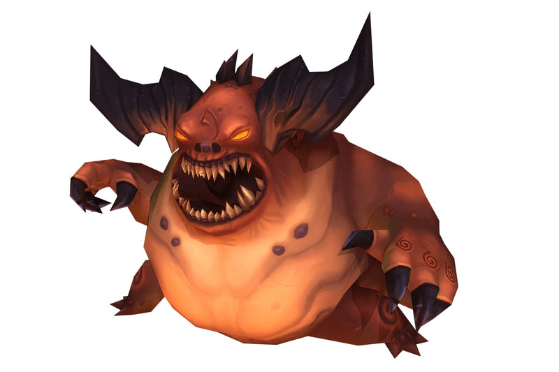Demon Fatty - Low Poly Hand Painted