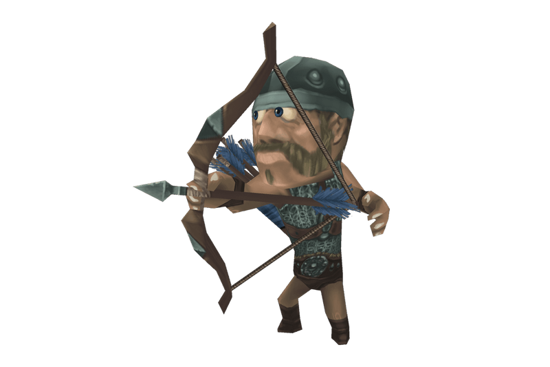 Character - Human Archer Low Poly