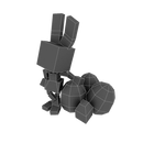 Character - Pixel Rabbit - Low Poly 3D Model