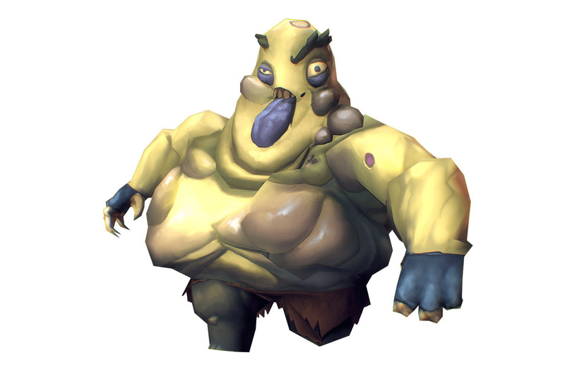 Zombie Fatty - Low Poly Hand Painted