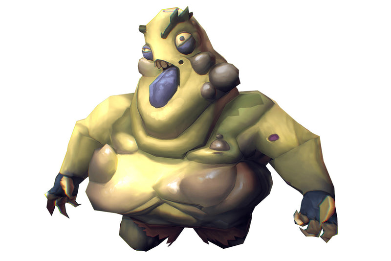 Zombie Fatty - Low Poly Hand Painted