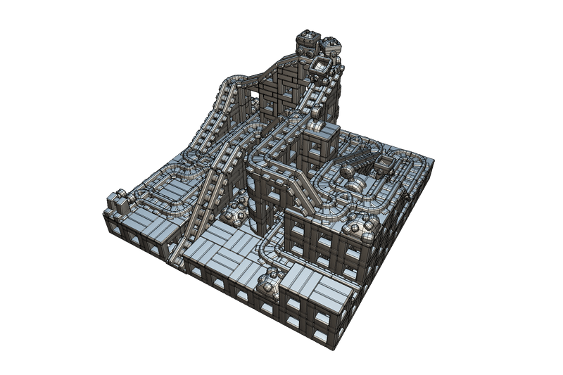 Cube World Mine Rail System  - Proto Series