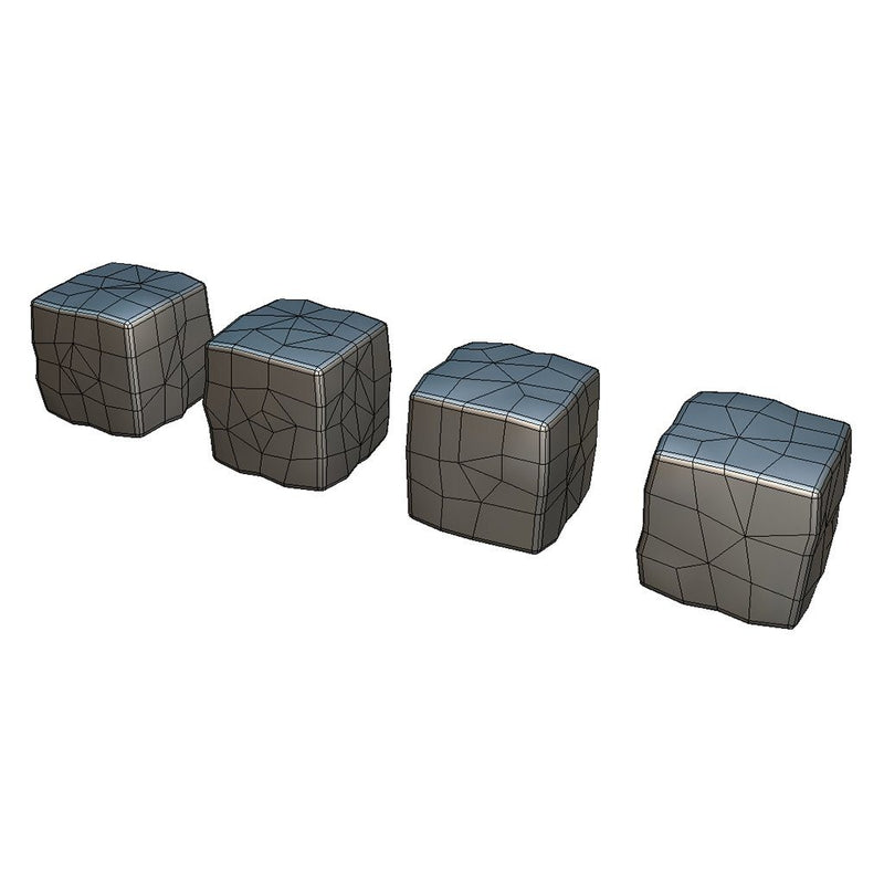 Environments - Cube World Rock Block 1 - Smashy Craft Series