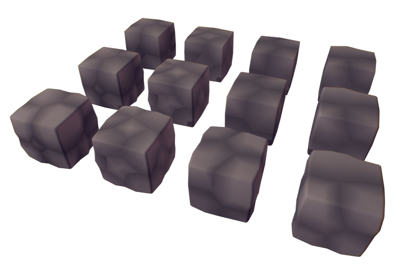 Cube World Rock Block - Proto Series