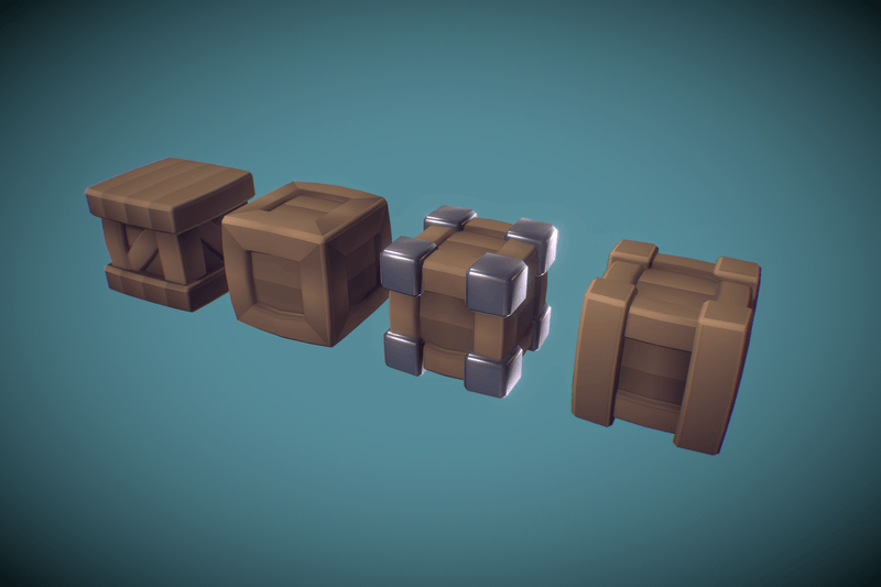 Cube World Wood Boxes - Proto Series