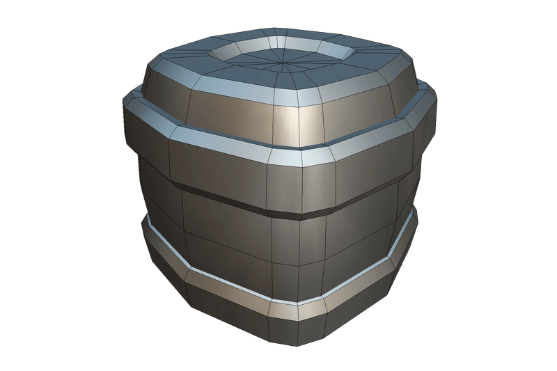 Cube World Wooden Barrels - Proto Series