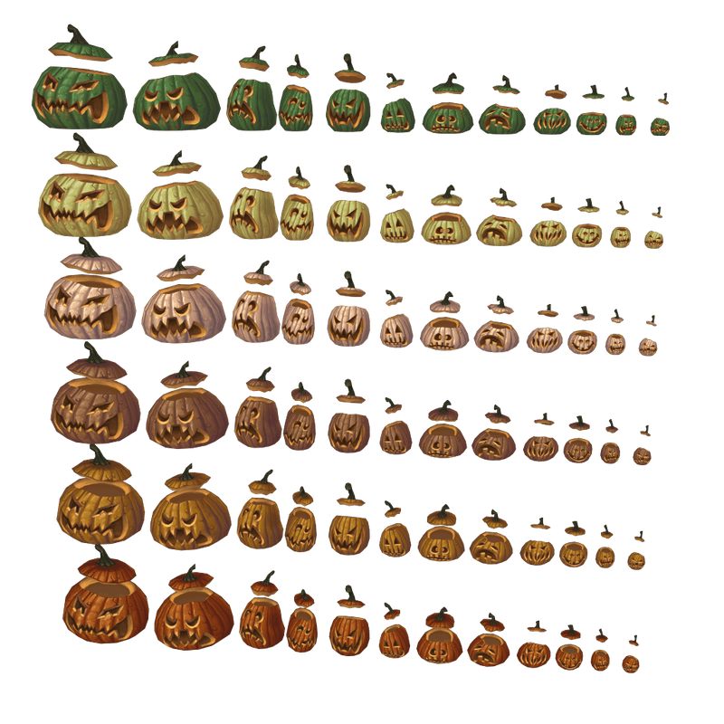 Props - Halloween Pumpkins