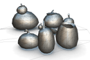 Halloween Pumpkins - Low Poly