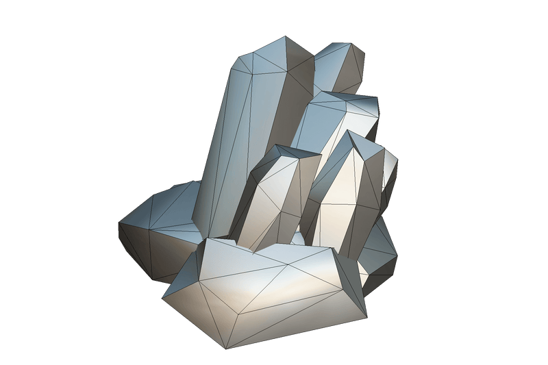 Low Poly Rock Formation 01 - Hand Painted Series