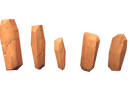 Low Poly Rock Formation 01 - Hand Painted Series