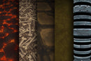 Grass Lava Stone Bones - Hand Painted Texture Pack 04