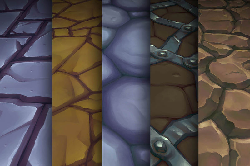 Orkish Stone - Hand Painted Texture Pack 20