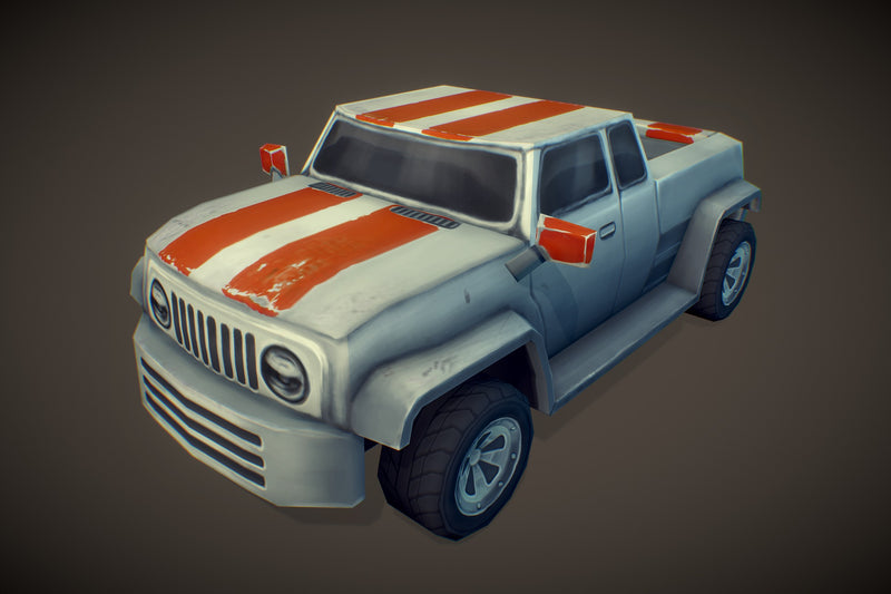 Vehicles  - Pickup Truck Low Poly