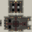 2D Environment - 2D Pixel Dungeon Level Chip Set 01