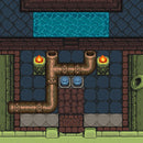 2D Environment - 2D Pixel Dungeon Level Chip Set 03