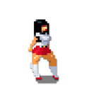 2D Environment - Kyoshi Pixel Character