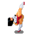 2D Environment - Kyoshi Pixel Character