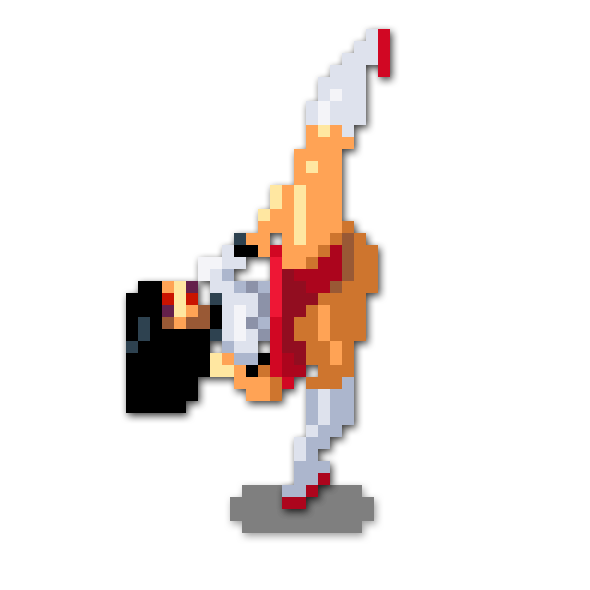 2D Environment - Kyoshi Pixel Character