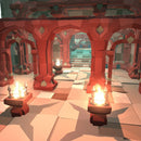 Buildings - Ancient Palace Set - Faceted Style