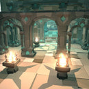 Buildings - Ancient Palace Set - Faceted Style