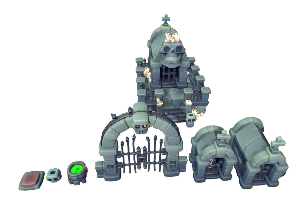 Cemetery & Crypt Theme Set - Proto Series