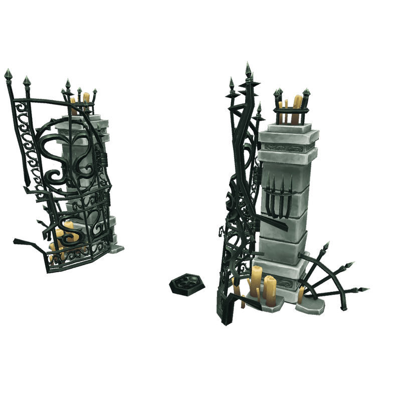 Buildings - Cemetery Starter Set - Low Poly 3D Model