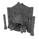 Buildings - Chinese Dojo Interior - Low Poly 3D Model