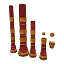 Buildings - Chinese Dojo Interior - Low Poly 3D Model