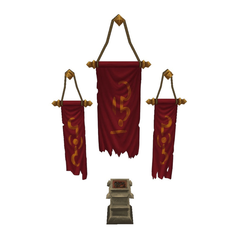 Buildings - Chinese Dojo Interior - Low Poly 3D Model