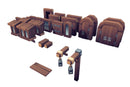 Desert Town Building Set - Proto Series