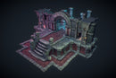Dungeon Starter Set - Low Poly Modular