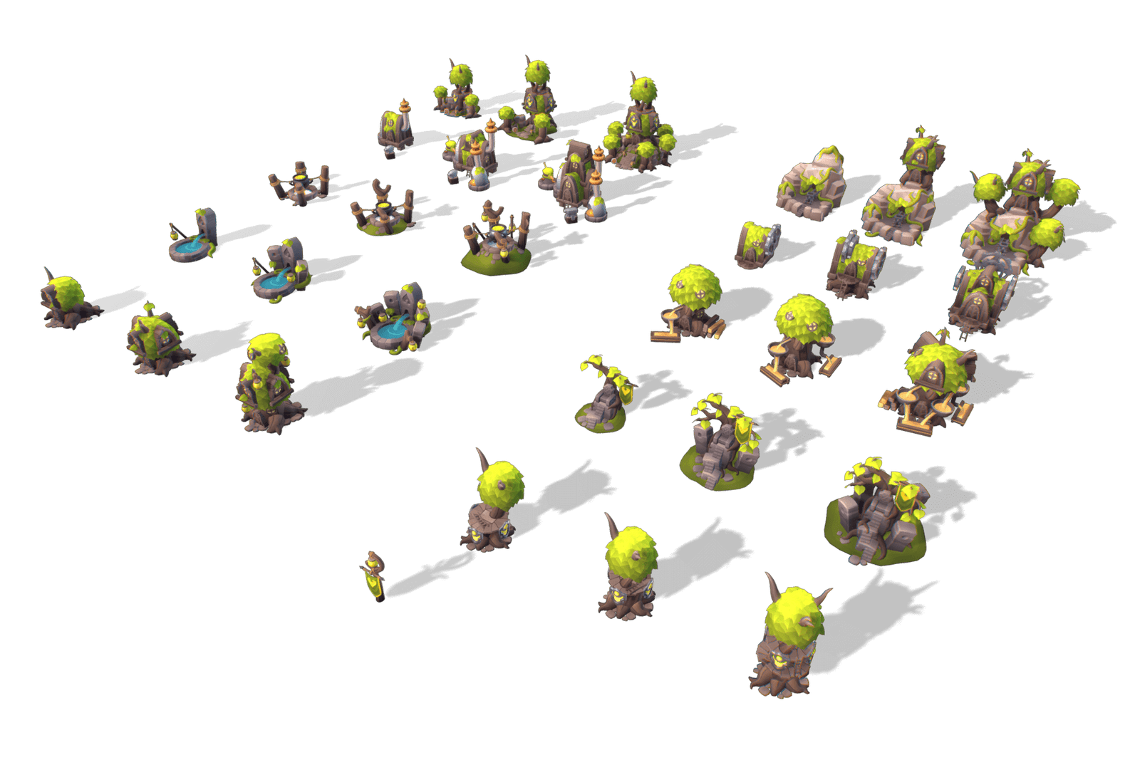 Elf RTS Building Set - Proto Series