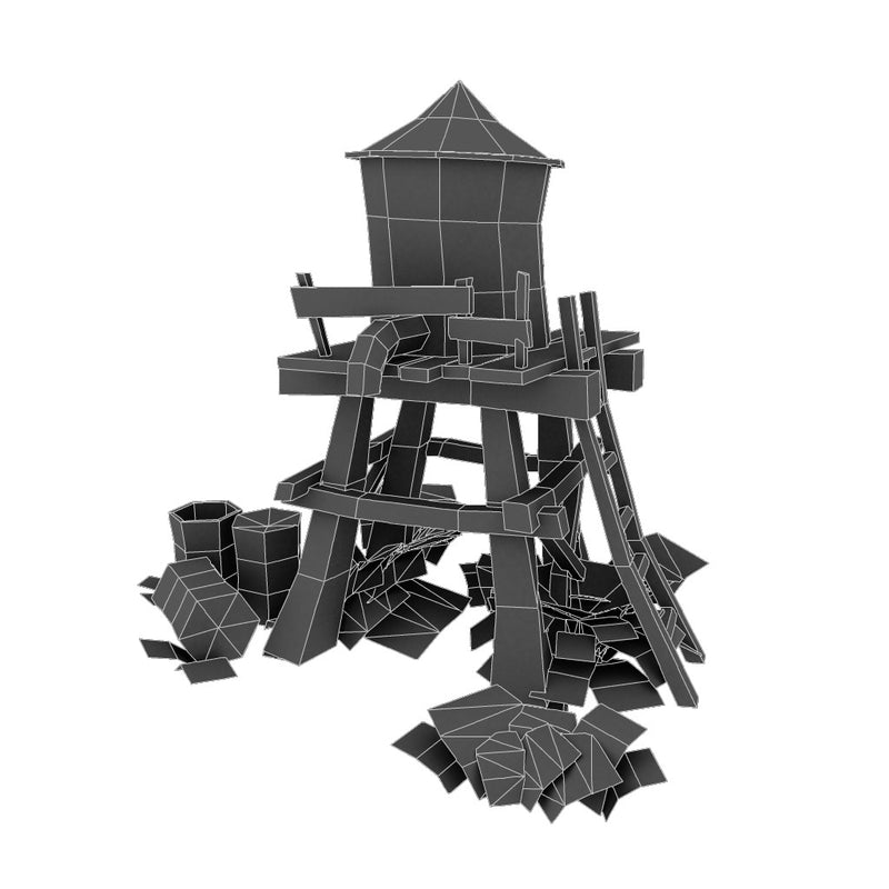 Buildings - Farm Set - Low Poly 3D Model