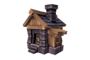 RTS Human Buildings - Low Poly Hand Painted