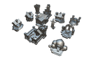 RTS Human Buildings - Low Poly Hand Painted