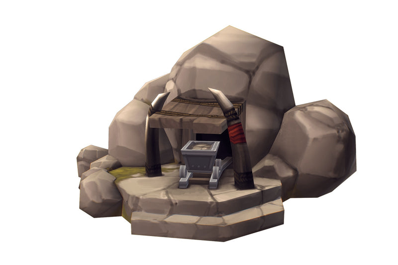 RTS Orc Buildings - Low Poly Hand Painted